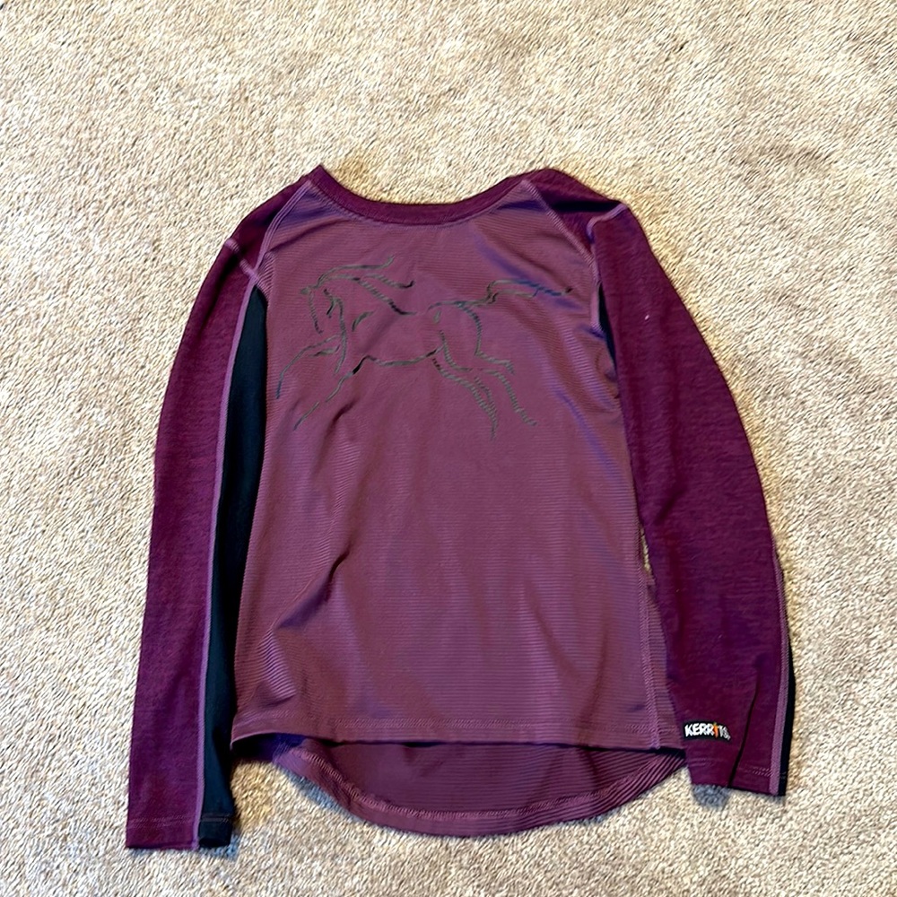 Girls Kerrits riding shirt S worn once